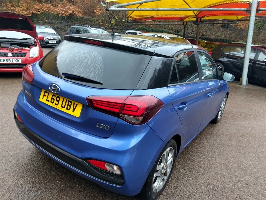 Hyundai I20 Mpi Play Hatchback FL69UBV Blue #4
