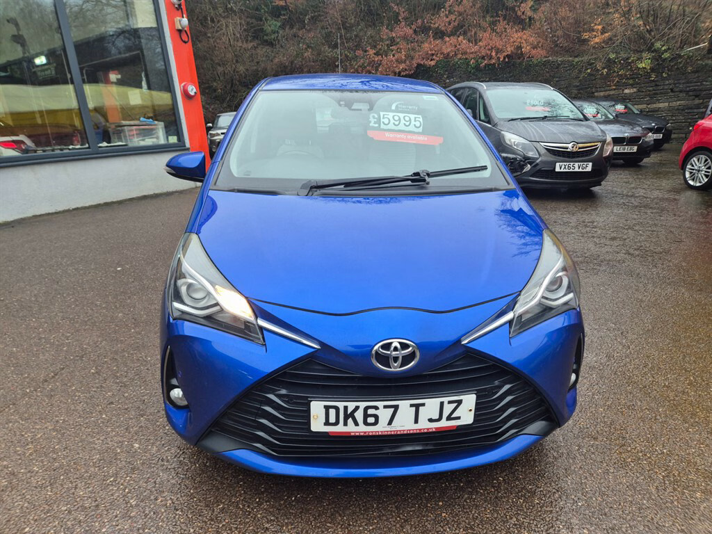 Toyota Yaris Vvt-i Icon Tech Hatchback DK67TJZ Blue #2