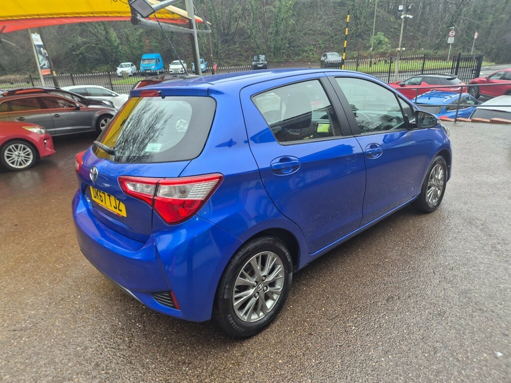 Toyota Yaris Vvt-i Icon Tech Hatchback DK67TJZ Blue #5