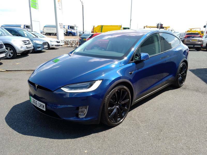 Tesla Model X 306Kw 90Kwh Dual Motor LB66UKM Blue #2