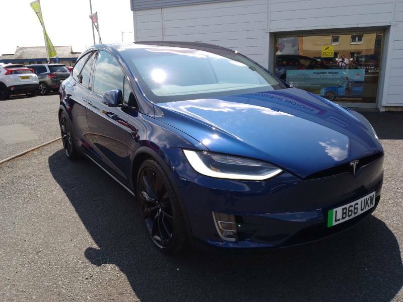 Tesla Model X 306Kw 90Kwh Dual Motor LB66UKM Blue #4