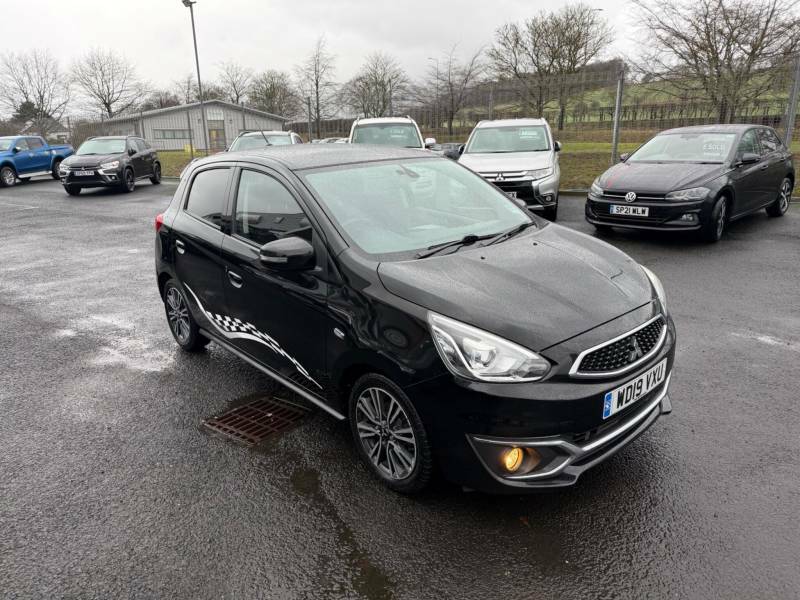 Mitsubishi Mirage 1.2 4 - 2019 19 WD19VXU Black #6