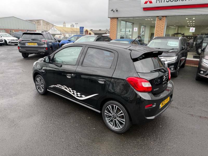 Mitsubishi Mirage 1.2 4 - 2019 19 WD19VXU Black #4