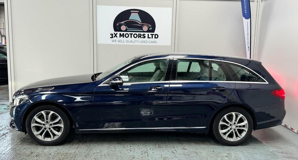 Mercedes-Benz C Class 2.0 C200 Sport 7G-tronic Euro 6 Ss LD64LVO Blue #6