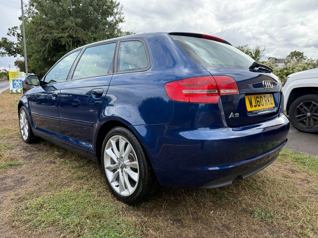 Audi A3 Sportback Tdi Sport 5-Door 1 Owner From New 12 Ser WJ60RYZ Blue #5