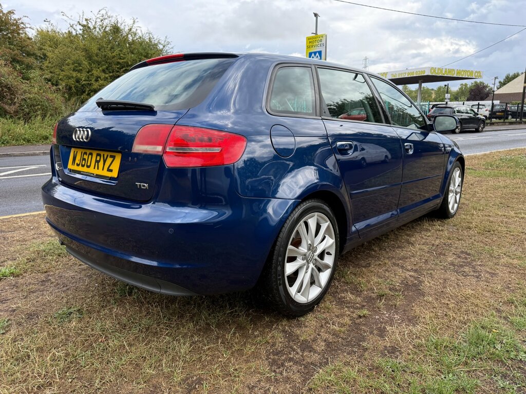 Audi A3 Sportback Tdi Sport 5-Door 1 Owner From New 12 Ser WJ60RYZ Blue #2