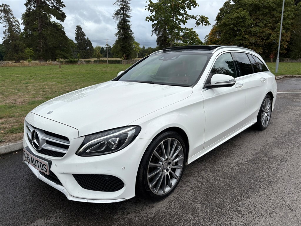 Mercedes-Benz C Class C250 D Amg Line Premium Plus WD16TWW White #5