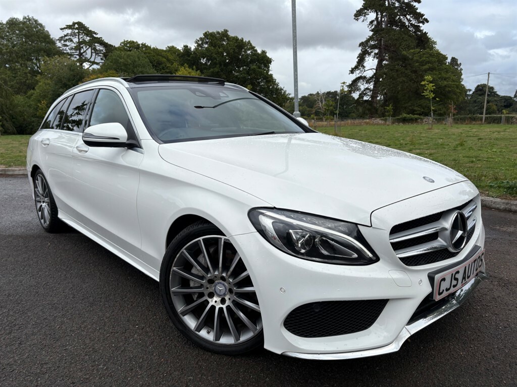 Mercedes-Benz C Class C250 D Amg Line Premium Plus White