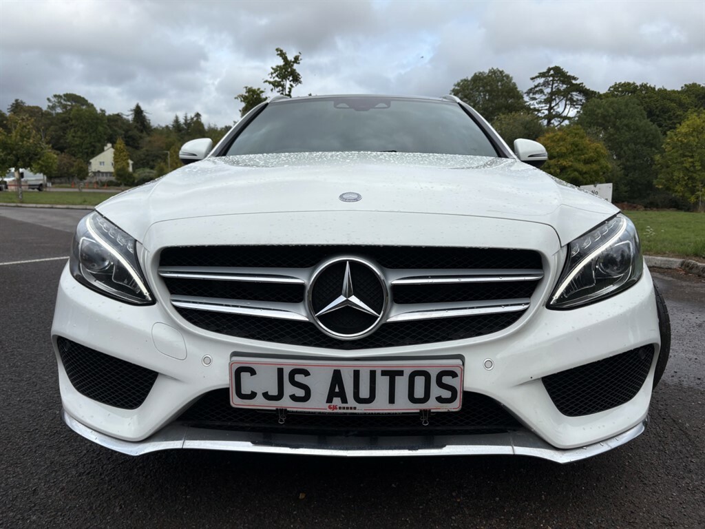 Mercedes-Benz C Class C250 D Amg Line Premium Plus WD16TWW White #2