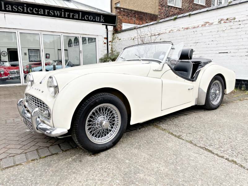 Triumph TR3 Tr3. Racetorations Upgrades - 1957 WNX525 White #6