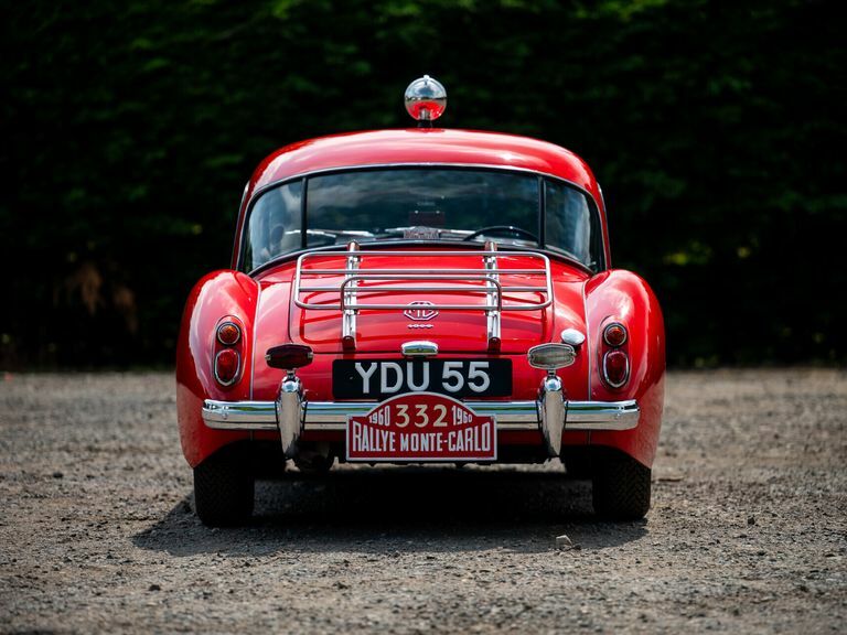 MG MGA Coupe Red #2