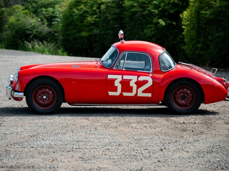 MG MGA Coupe Red #6