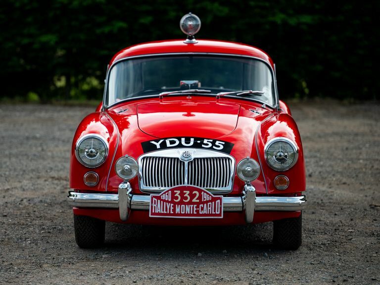 MG MGA Coupe Red #3