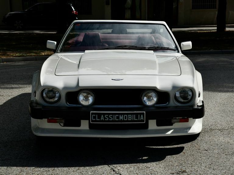 Aston Martin V8 Convertible White #4