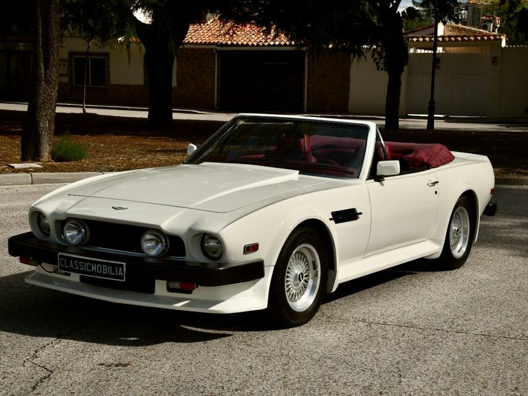 Aston Martin V8 Convertible White #3