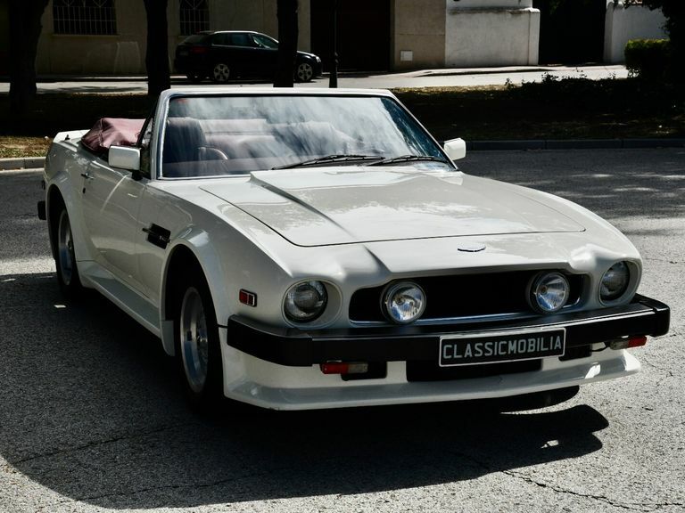 Aston Martin V8 Convertible White #5