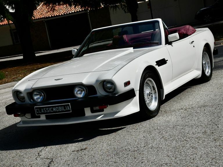 Aston Martin V8 Convertible White #2