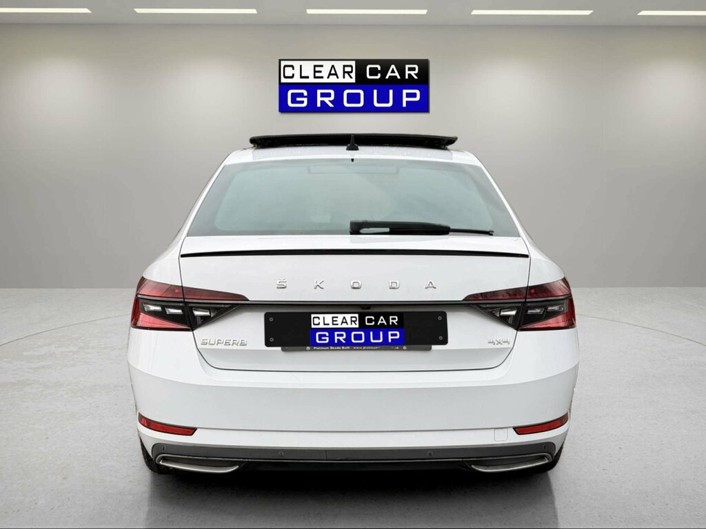 Skoda Superb 2.0 Superb Sportline Tdi 4X4 4Wd White #4