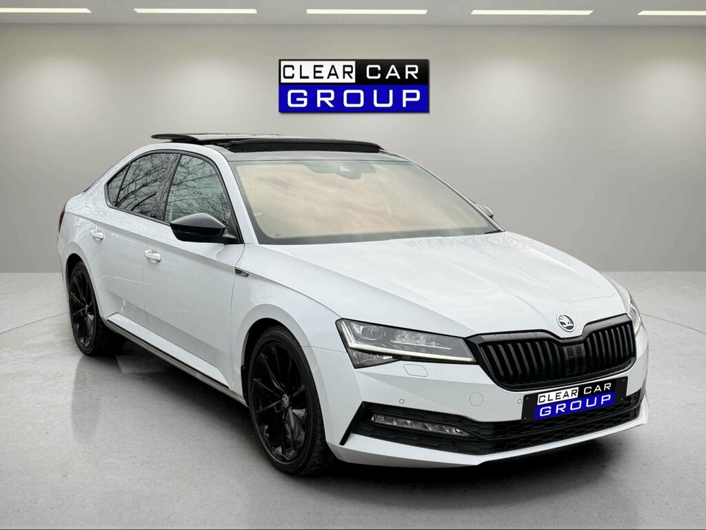 Skoda Superb 2.0 Superb Sportline Tdi 4X4 4Wd White #3