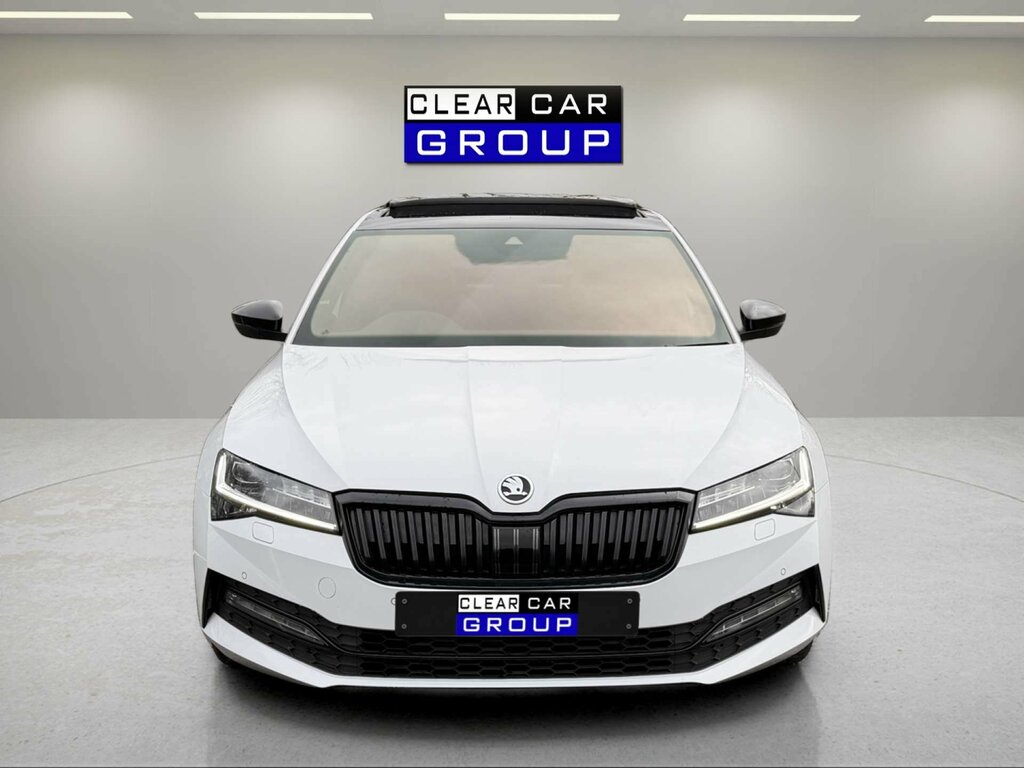 Skoda Superb 2.0 Superb Sportline Tdi 4X4 4Wd White #5