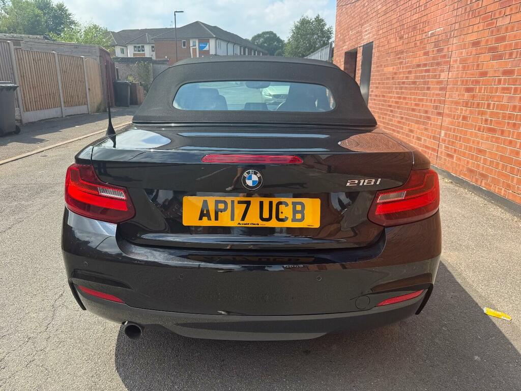 BMW 2 Series 1.5 218I M Sport Convertible AP17UCB Black #6