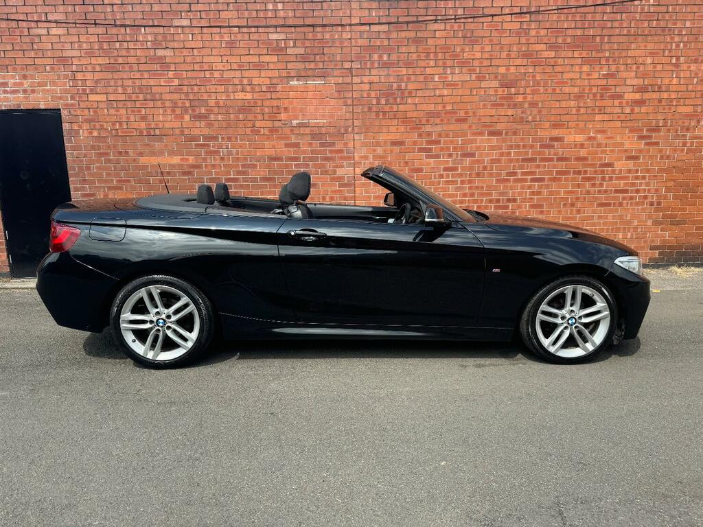 BMW 2 Series 1.5 218I M Sport Convertible AP17UCB Black #2