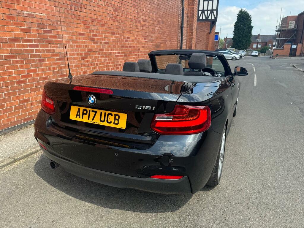 BMW 2 Series 1.5 218I M Sport Convertible AP17UCB Black #3