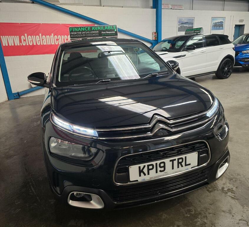 Citroen C4 Cactus Hatchback 1.5 Bluehdi Flair Euro 6 Ss 2019 KP19TRL Black #4