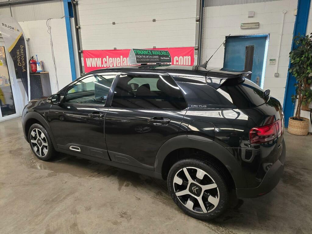 Citroen C4 Cactus Hatchback 1.5 Bluehdi Flair Euro 6 Ss 2019 KP19TRL Black #3