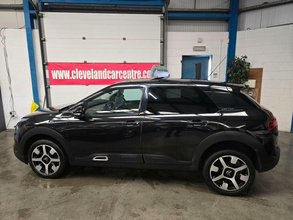 Citroen C4 Cactus Hatchback 1.5 Bluehdi Flair Euro 6 Ss 2019 KP19TRL Black #2
