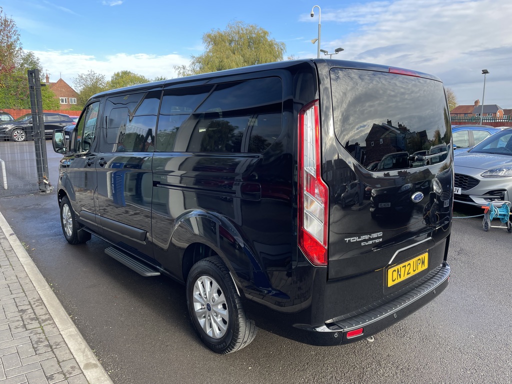 Ford Tourneo Custom 2.0 Ecoblue 130Ps Lr 8 Seater Zetec Black #4
