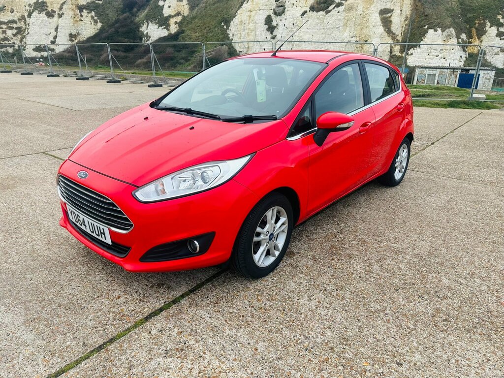 Ford Fiesta 1.25 Zetec Hatchback Euro 5 82 YD64UUH Red #2