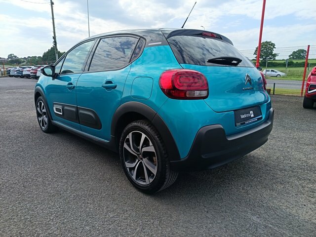 Citroen C3 1.5 Bluehdi Shine Plus Hatchback SX22EUF Blue #4