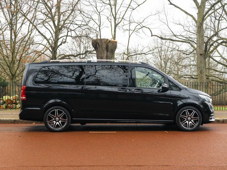 Mercedes-Benz V Class 2.0 V300d Amg Line G-tronic Ss 8 Seat Xlwb DK23TKV Black #2