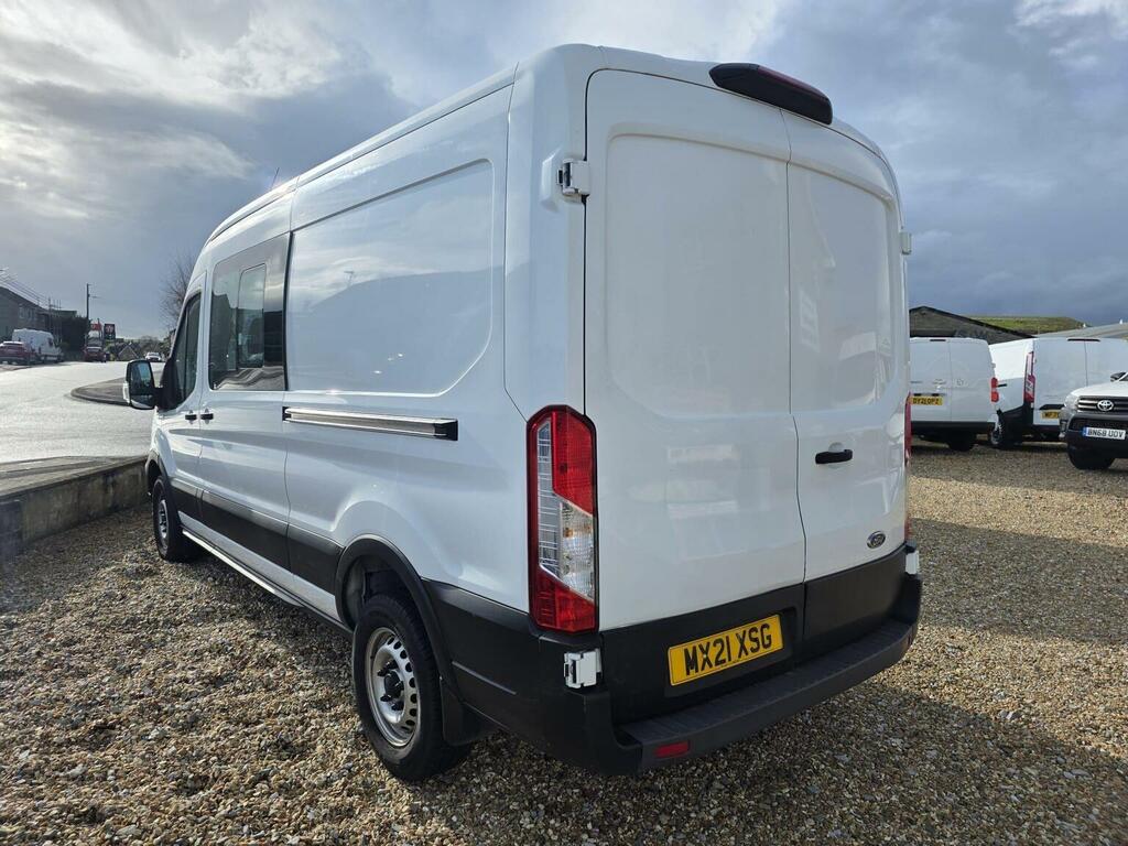 Ford Transit Custom Combi Van 2.0 350 Ecoblue Leader Crew Van Rwd L3 H MX21XSG White #4