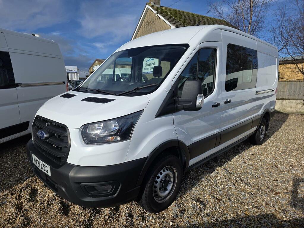Ford Transit Custom Combi Van 2.0 350 Ecoblue Leader Crew Van Rwd L3 H White