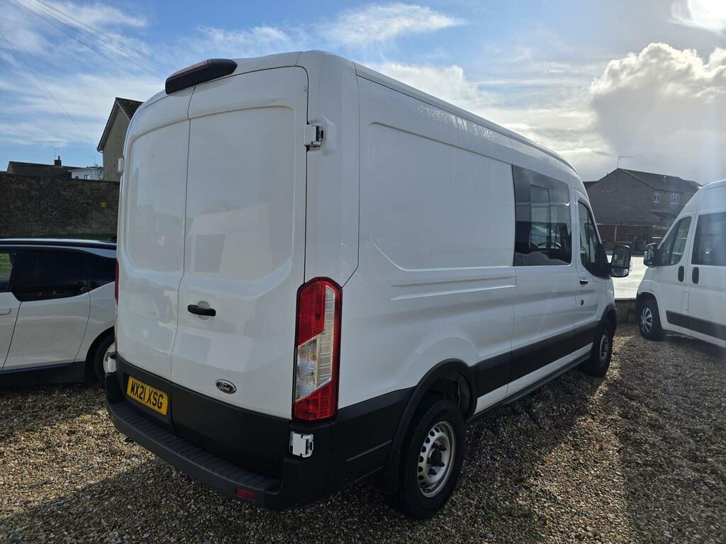 Ford Transit Custom Combi Van 2.0 350 Ecoblue Leader Crew Van Rwd L3 H MX21XSG White #5