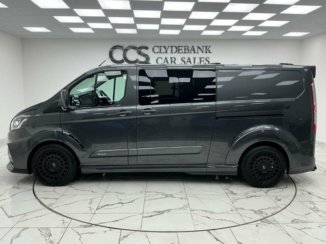 Ford Transit Custom 2.0 320 Ecoblue Limited Crew Van Double Cab Di YV19FPE Grey #6