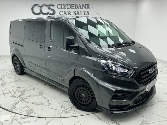 Ford Transit Custom 2.0 320 Ecoblue Limited Crew Van Double Cab Di Grey