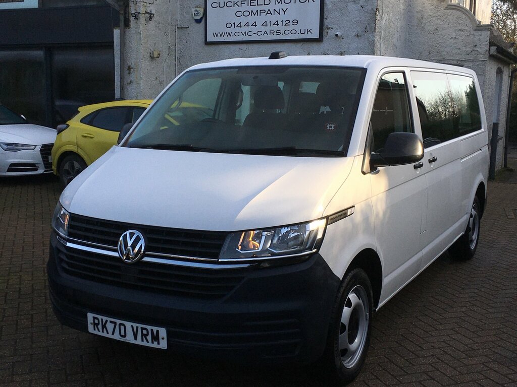 Volkswagen Transporter Shuttle 2.0 Tdi S Minibus Double Cab Lwb White #5