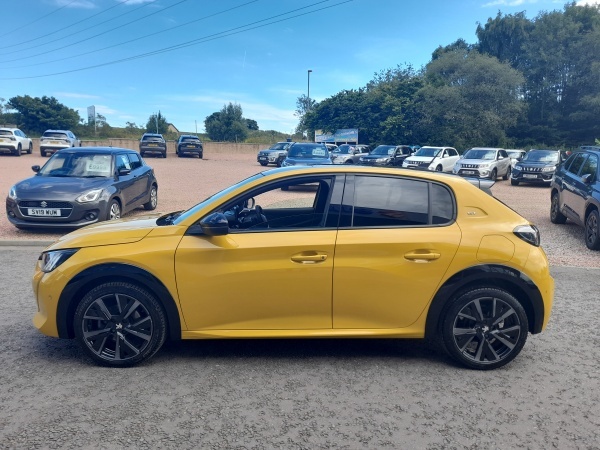 Peugeot 208 1.2 Puretech 100 Gt Premium CE22OBF Yellow #4
