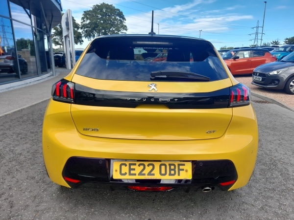 Peugeot 208 1.2 Puretech 100 Gt Premium CE22OBF Yellow #6