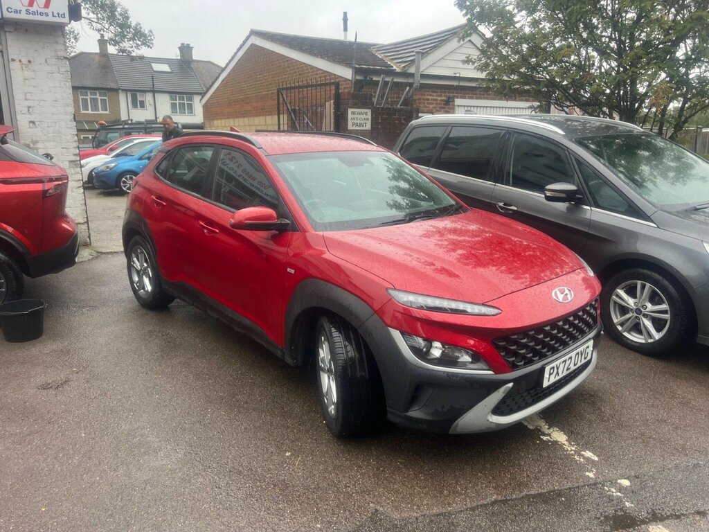 Hyundai Kona 1.0 T-gdi Mhev Se Connect Euro 6 Ss PX72OYG Red #2