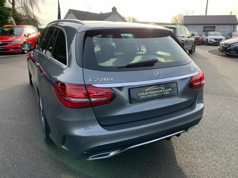 Mercedes-Benz C Class 220 Amg Line Premium D WX68YSL Grey #4