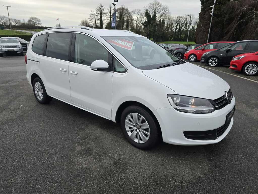 Volkswagen Sharan Se Navigation 2.0Tdi S XUI5469 White #6