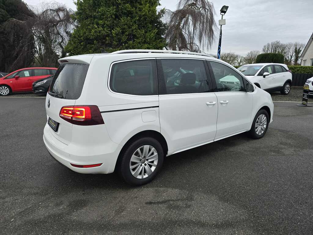 Volkswagen Sharan Se Navigation 2.0Tdi S XUI5469 White #5