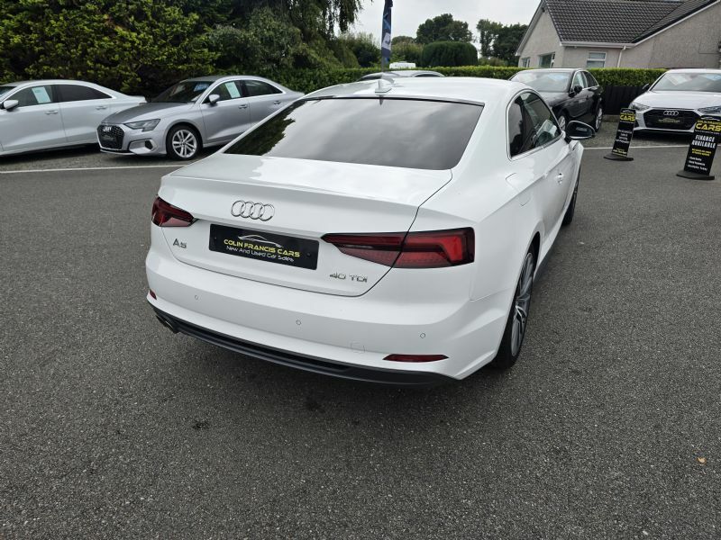 Audi A5 S Line 40 2.0Tdi S YM69YFE White #4