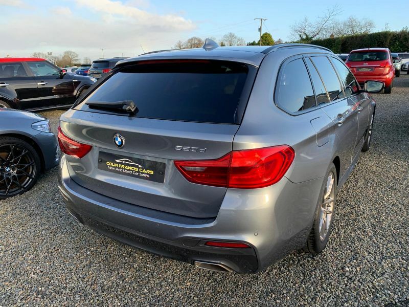 BMW 5 Series M Sport Estate AP68ZRX Grey #4