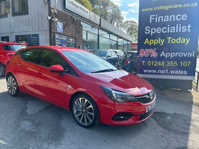 Vauxhall Astra 2020 70 1.2 Sri VX Line Nav 144 Bhp One Owner O Red