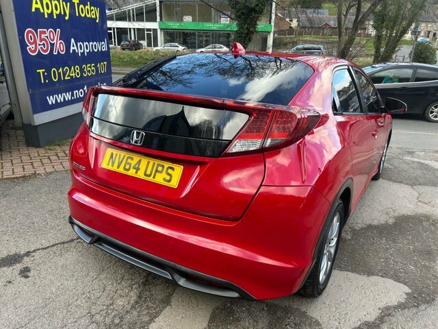 Honda Civic 2014 64 1.4 I-vtec S Hatchback E Red #4